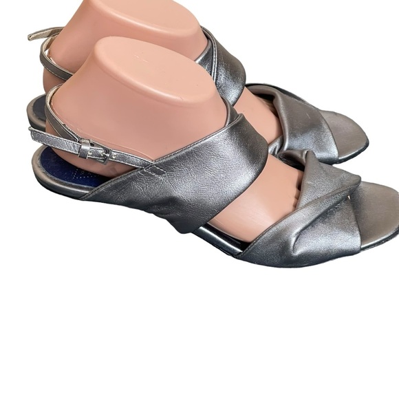 VALENTINA Rangoni Firenze grey heels size 9.5 M - Picture 4 of 12